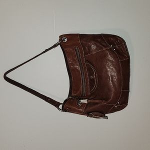 Fossil Vintage Leather shoulder bag, brown